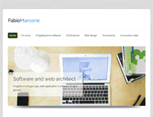 Tablet Screenshot of fabiomarcone.it